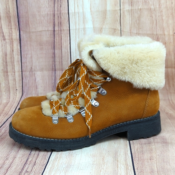 J. Crew Shoes J Crew Nordic Boots In Glazed Pecan Nubuck Leather